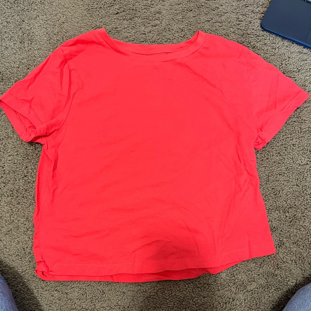 Plain Cropped T-shirt